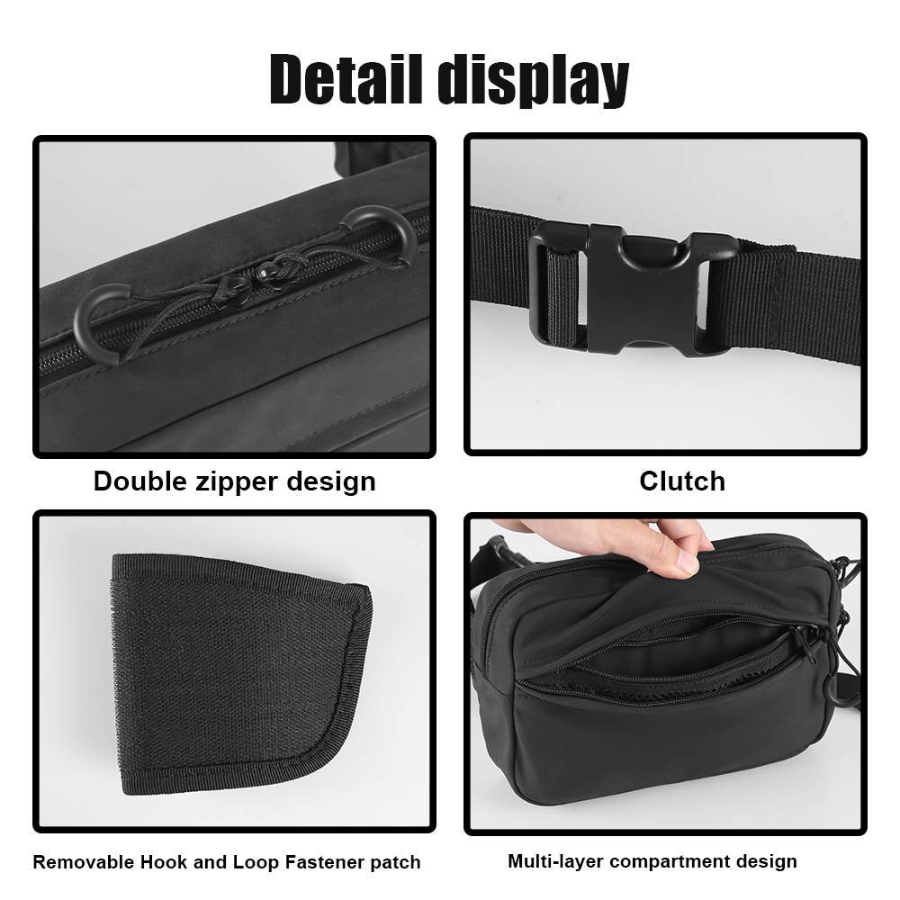 Tactical Crossbody Bag Pistol  - Edc Concealed Carry Fanny Pack recension och pris