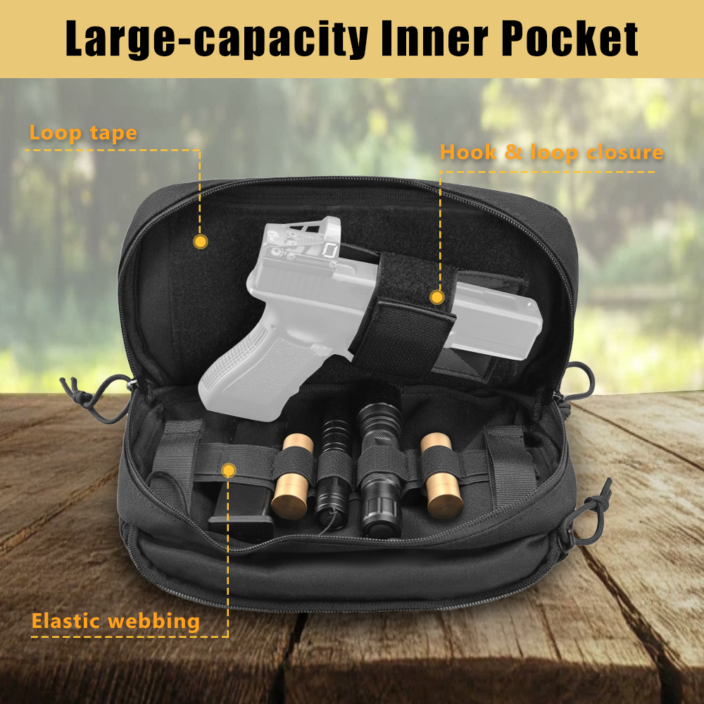 Tactical Pistol Waist Bag CCW  - Edc Carry Handgun recension och pris
