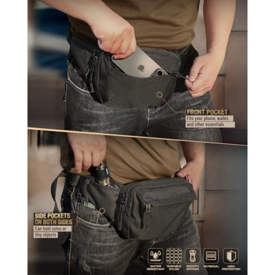 Tactical Concealed Carry Fanny - Edc Concealed Carry Fanny Pack recension och pris