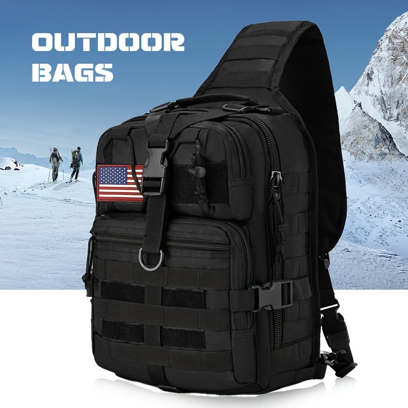 1pc 6.6gal Tactical Sling Back - Edc Carry Backpack recension och pris