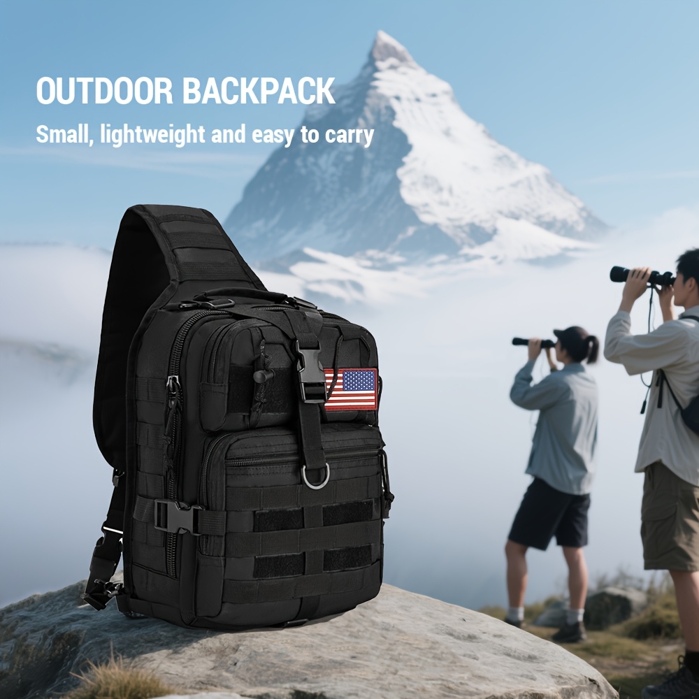 1pc 6.6gal Tactical Sling Back - Edc Carry Backpack recension och pris
