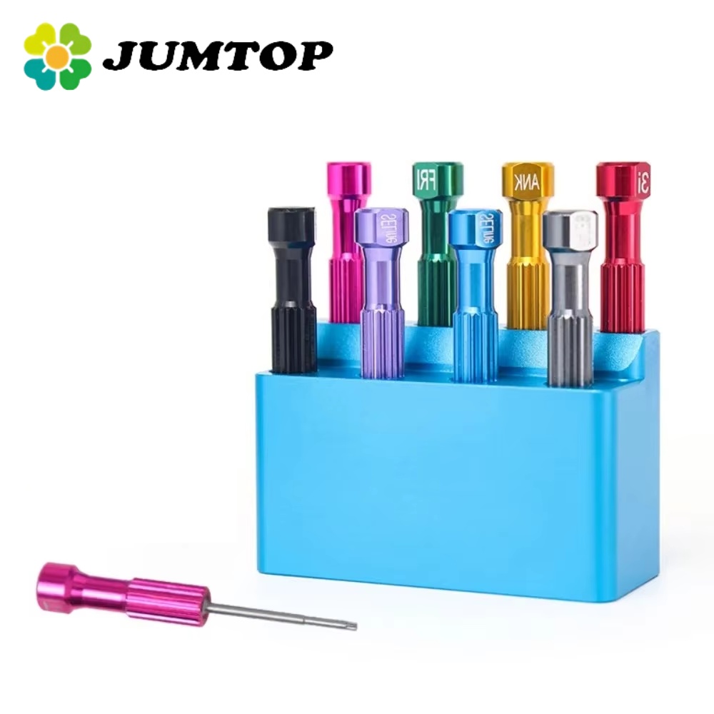 JUMTOP 8Pcs Dental Lab Implant - Micro Screwdriver Kit recension och pris