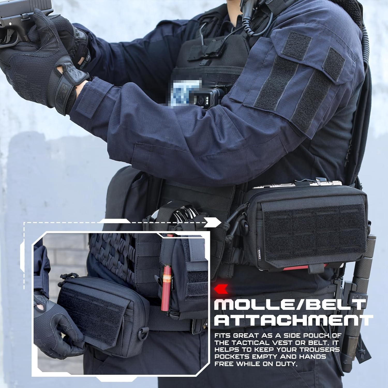 Tactical Molle Admin Pouch Las - Appendix Carry Edc recension och pris