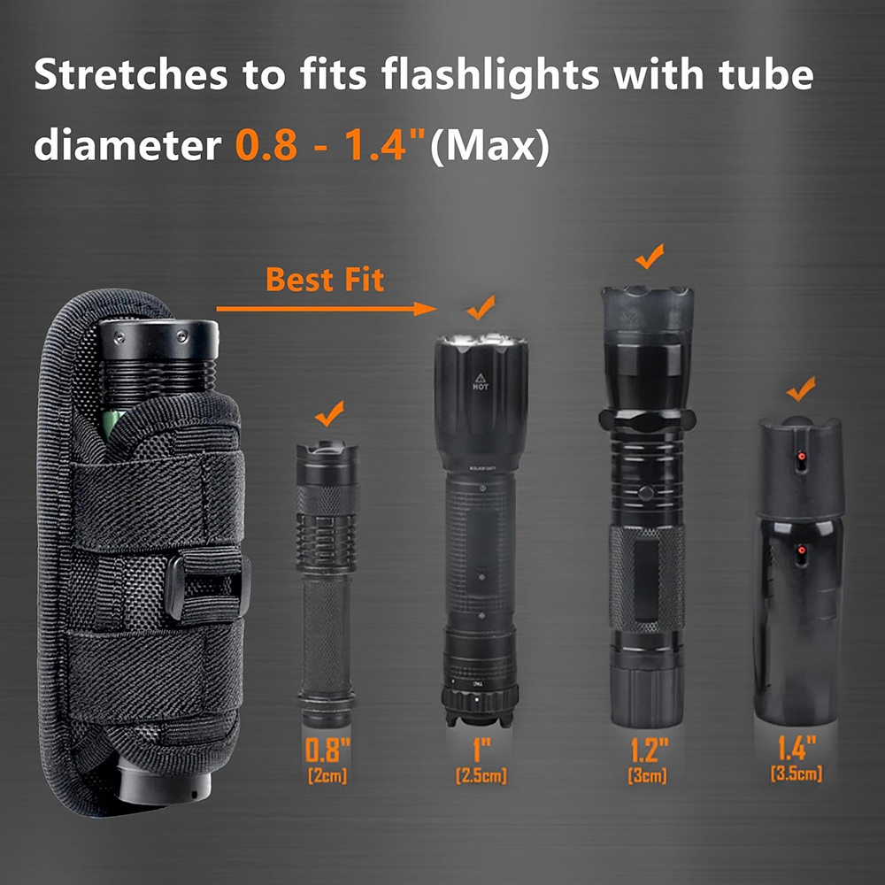 Tactical Flashlight Pouch Hols - Appendix Carry Edc recension och pris
