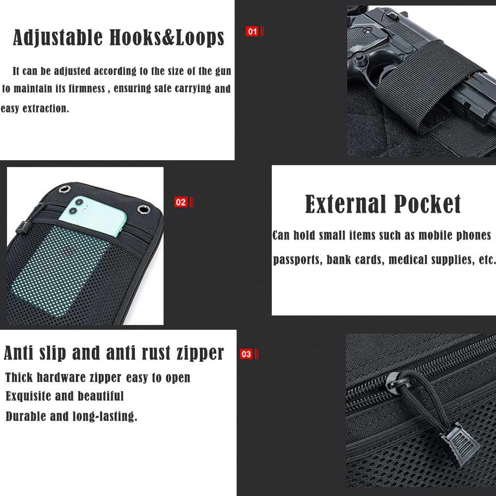 Molle Outdoor Tactical Conceal - Edc Concealed Carry Fanny Pack recension och pris