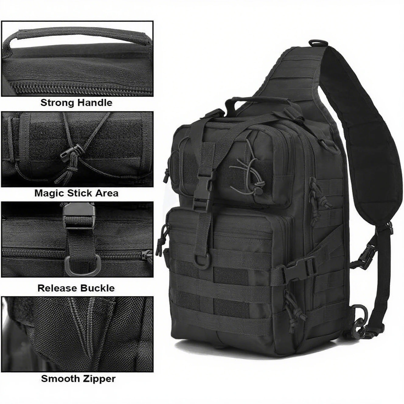 Tactical Sling Backpack Should - Edc Carry Backpack recension och pris