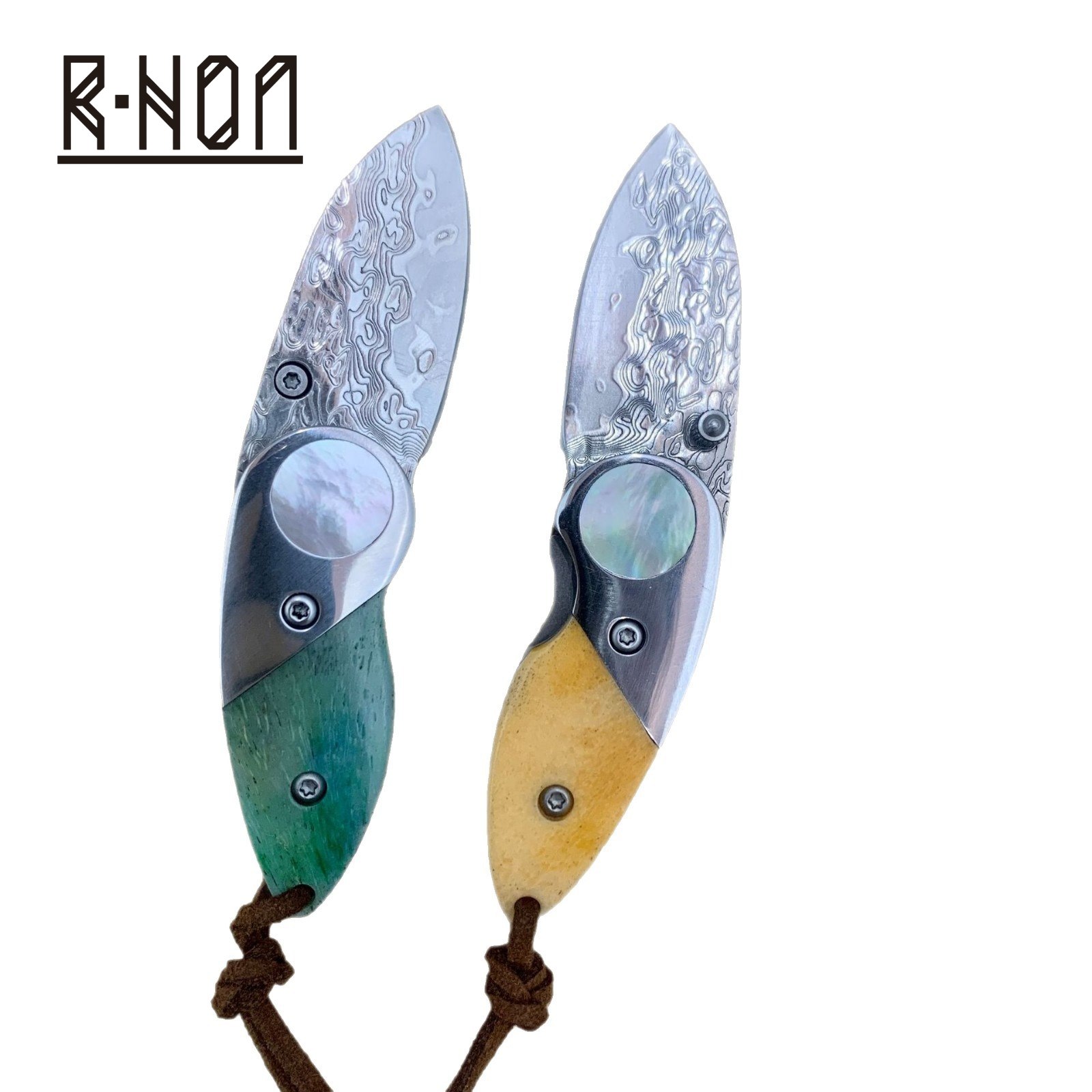 RHON Mini Size Thumb Open Pock - Edc Pocket Carry Fixed Blade recension och pris