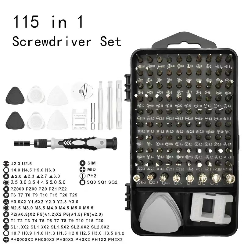 115-in-1 Screwdriver Set, Mult - Micro Screwdriver Kit recension och pris