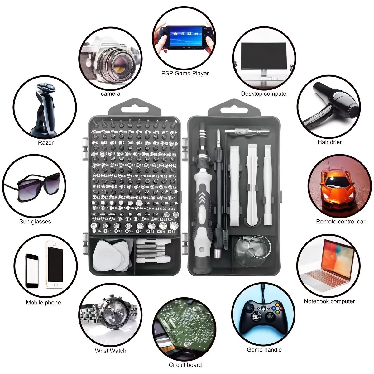 115-in-1 Screwdriver Set, Mult - Micro Screwdriver Kit recension och pris