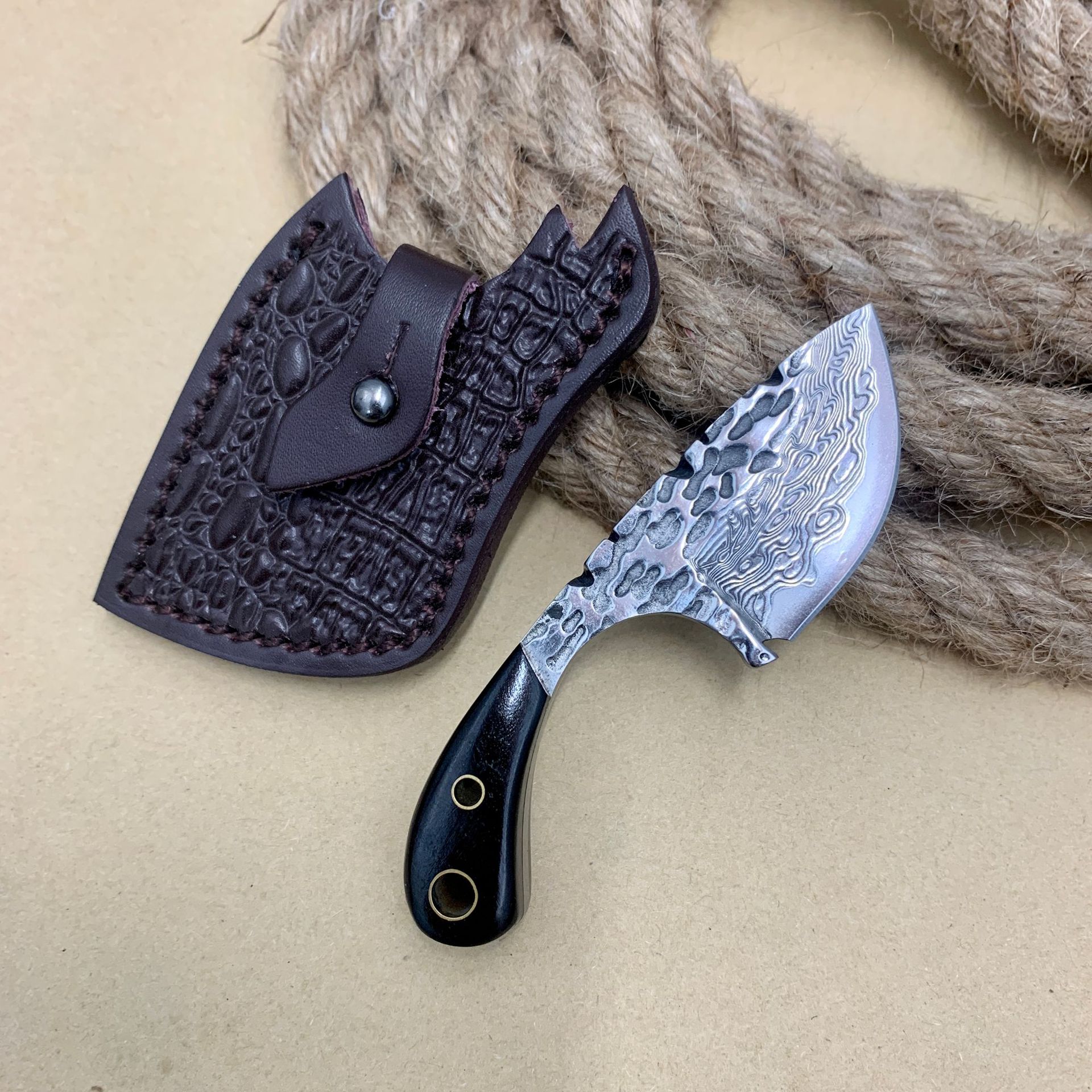 RHON 40MM Mini Full Tang Blade - Edc Pocket Carry Fixed Blade recension och pris