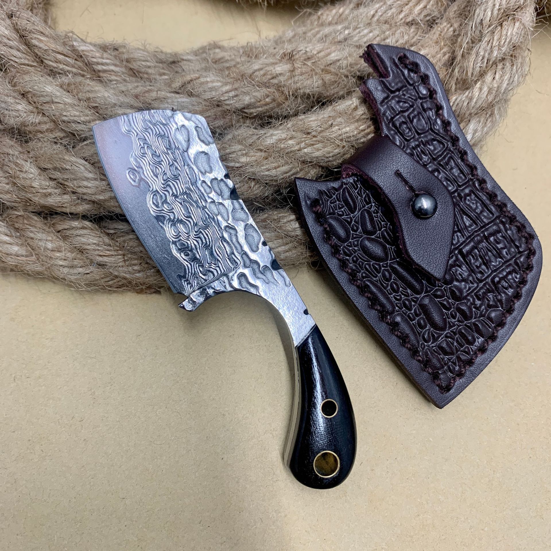 RHON 40MM Mini Full Tang Blade - Edc Pocket Carry Fixed Blade recension och pris
