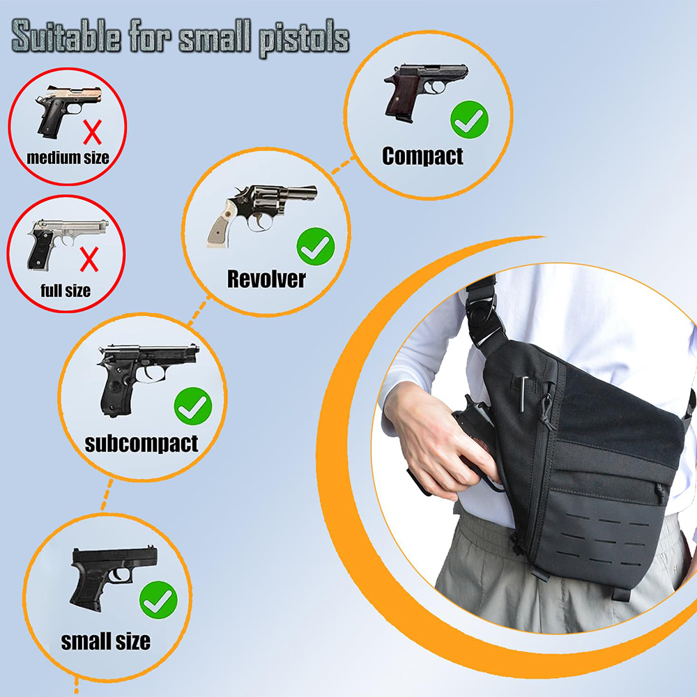 Tactical Bag Concealed Gun Bag - Edc Carry Backpack recension och pris