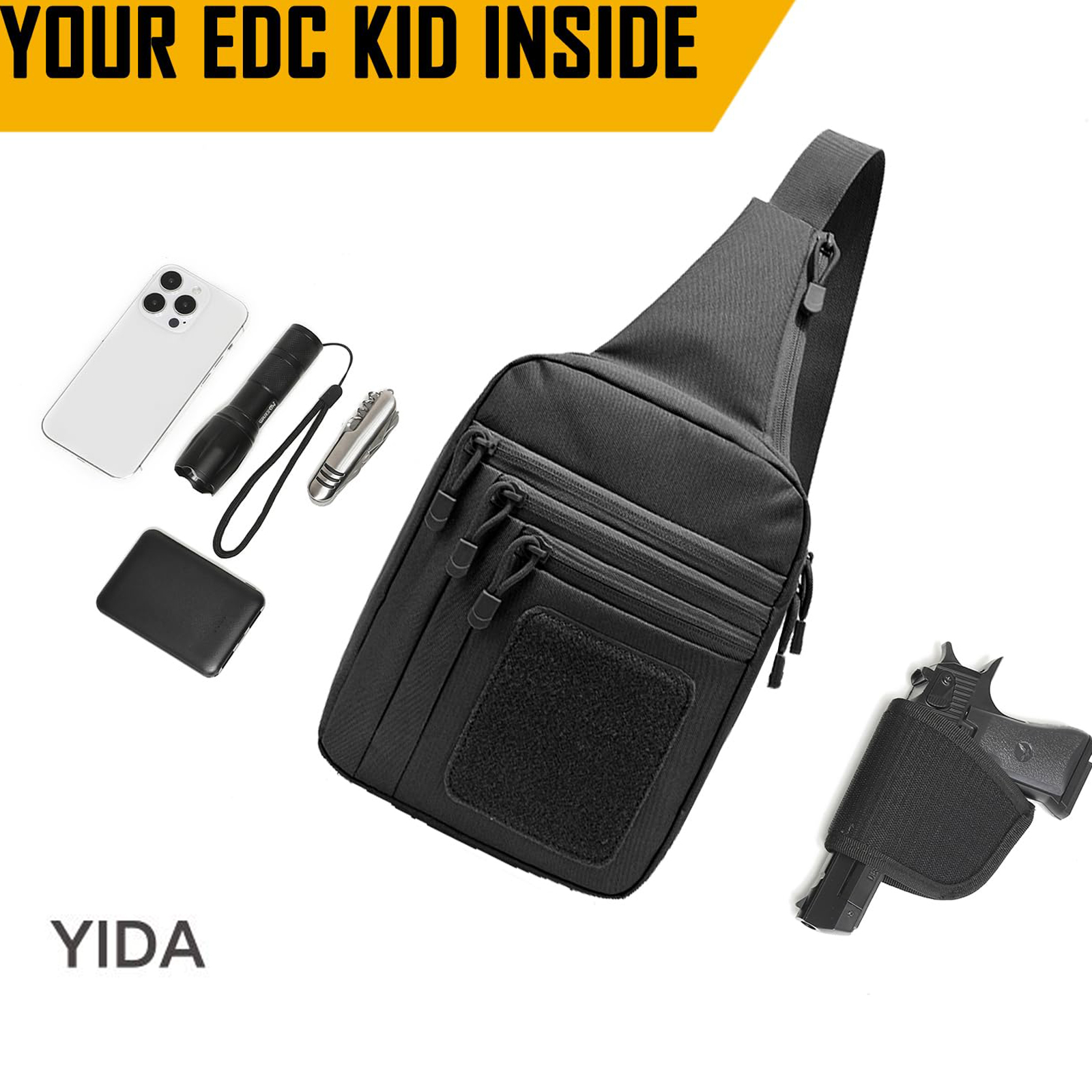 Concealed Carry Crossbody Bag  - Edc Concealed Carry Bag recension och pris