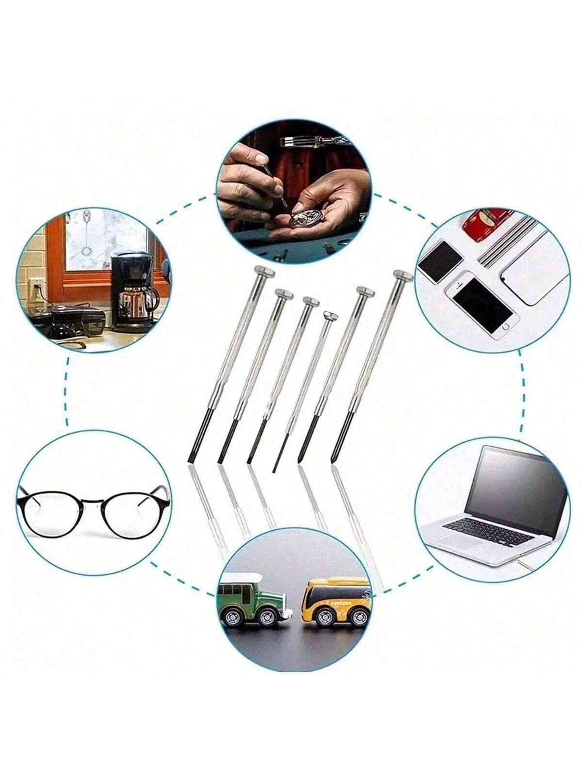6pcs screwdriver set, eyewear  - Micro Screwdriver Kit recension och pris